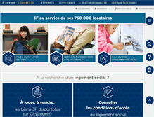 Tablet Screenshot of groupe3f.fr